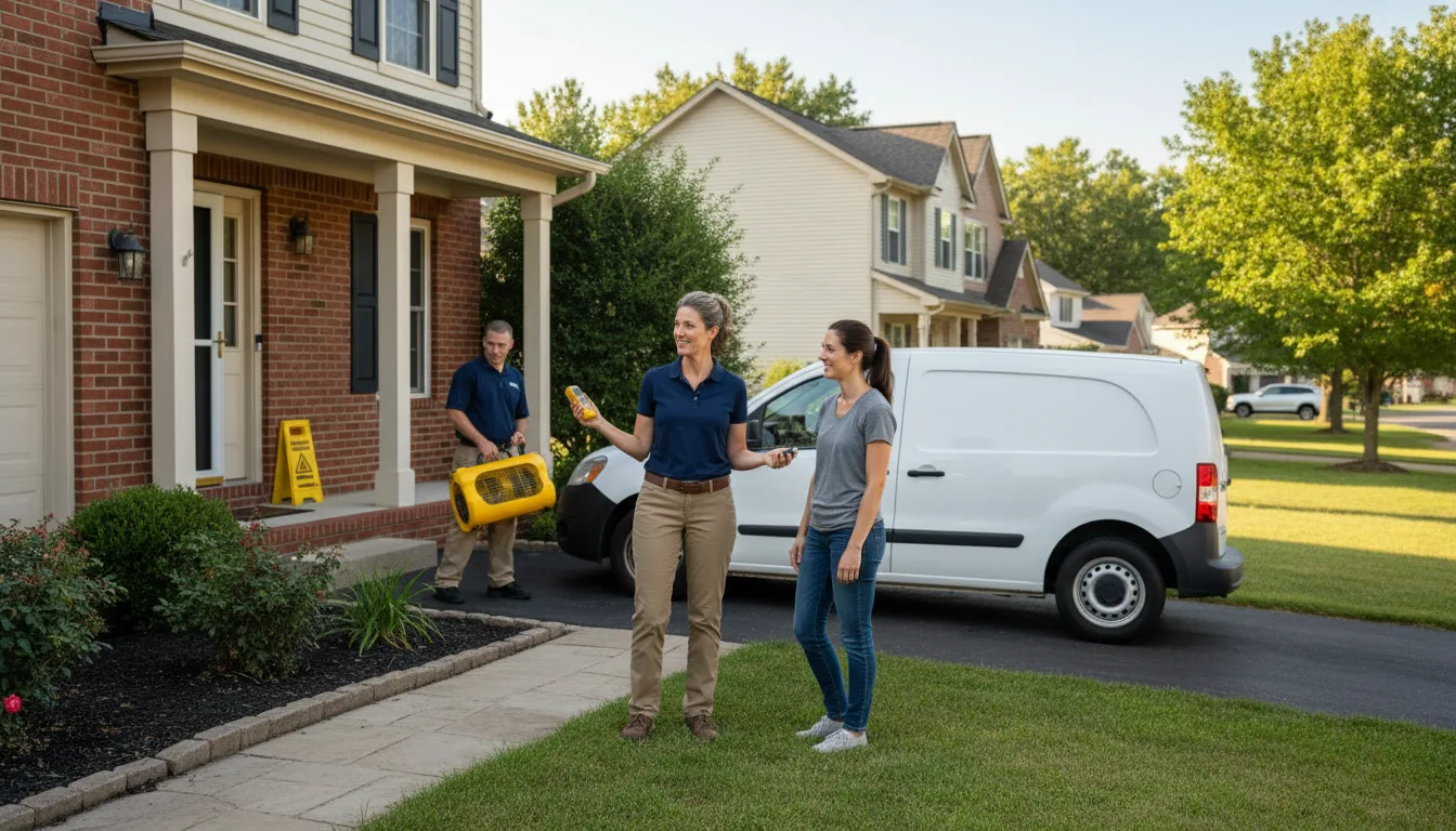 Residential water damage restoration in Orchard, NE